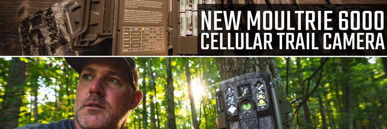 The NEW Moultrie 6000 Cellular Trail Camera Wired Outdoors